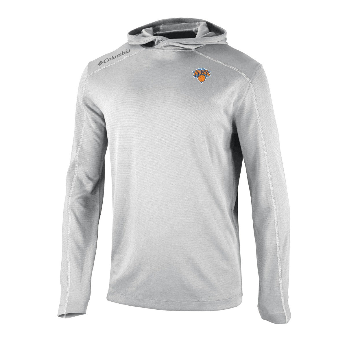 Gray New York Knicks Omni-Wick Shotgun Pullover Hoodie | NBA