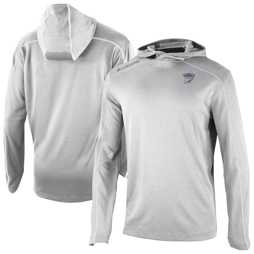 Gray Oklahoma City Thunder Omni-Wick Shotgun Pullover Hoodie | NBA