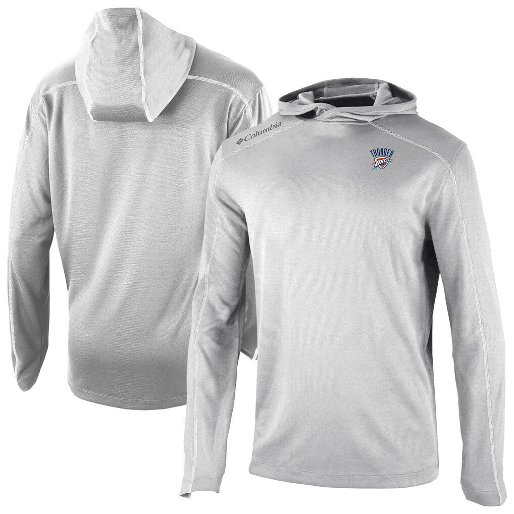 Gray Oklahoma City Thunder Omni-Wick Shotgun Pullover Hoodie | NBA