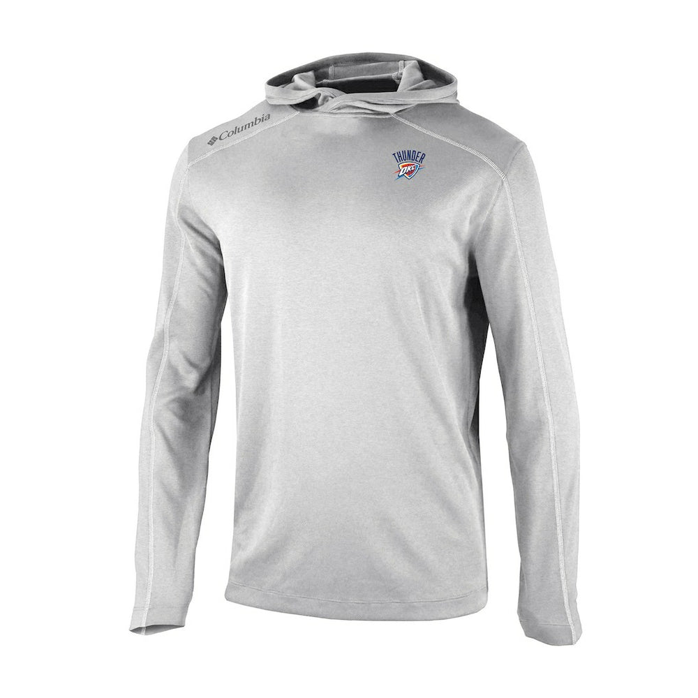 Gray Oklahoma City Thunder Omni-Wick Shotgun Pullover Hoodie | NBA
