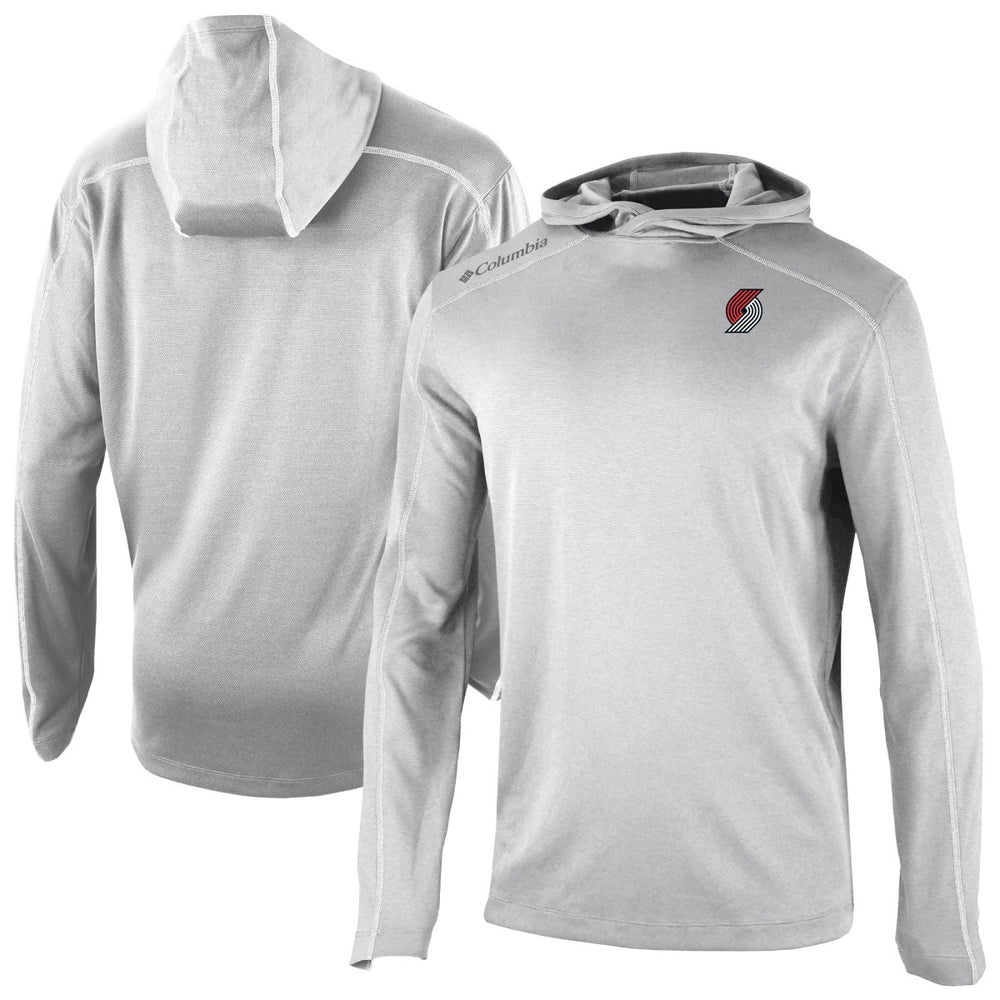 Gray Portland Trail Blazers Omni-Wick Shotgun Pullover Hoodie | NBA