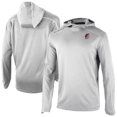 Gray Portland Trail Blazers Omni-Wick Shotgun Pullover Hoodie | NBA