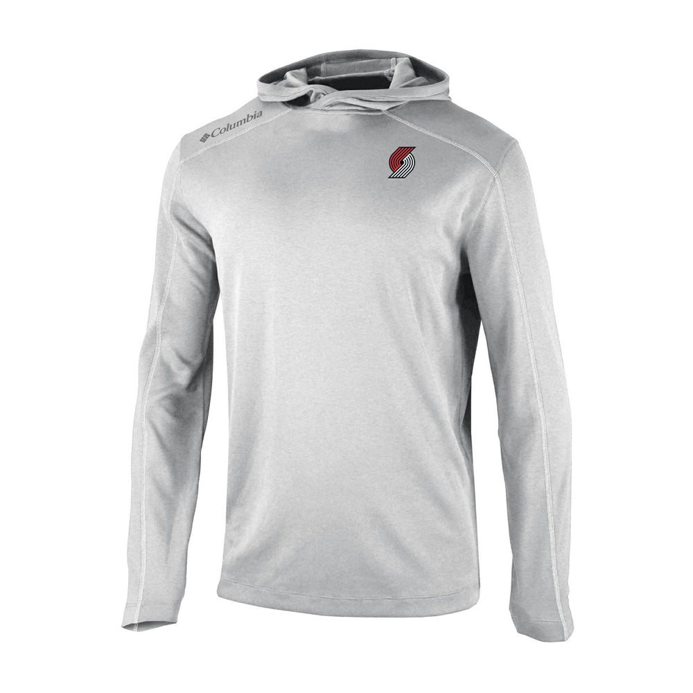Gray Portland Trail Blazers Omni-Wick Shotgun Pullover Hoodie | NBA