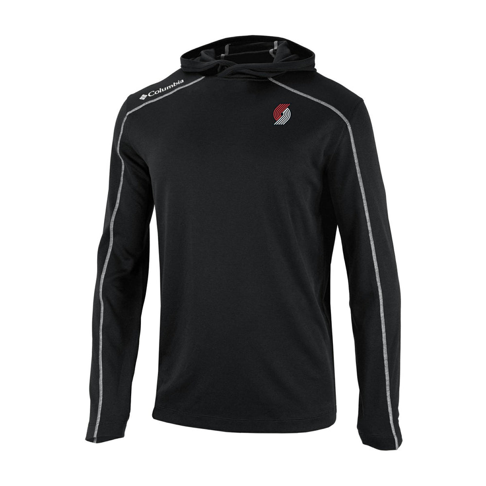 Black Portland Trail Blazers Omni-Wick Shotgun Pullover Hoodie | NBA