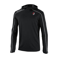 Black Portland Trail Blazers Omni-Wick Shotgun Pullover Hoodie | NBA