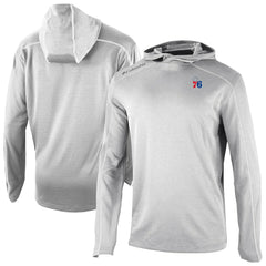 Gray Philadelphia 76ers Omni-Wick Shotgun Pullover Hoodie | NBA