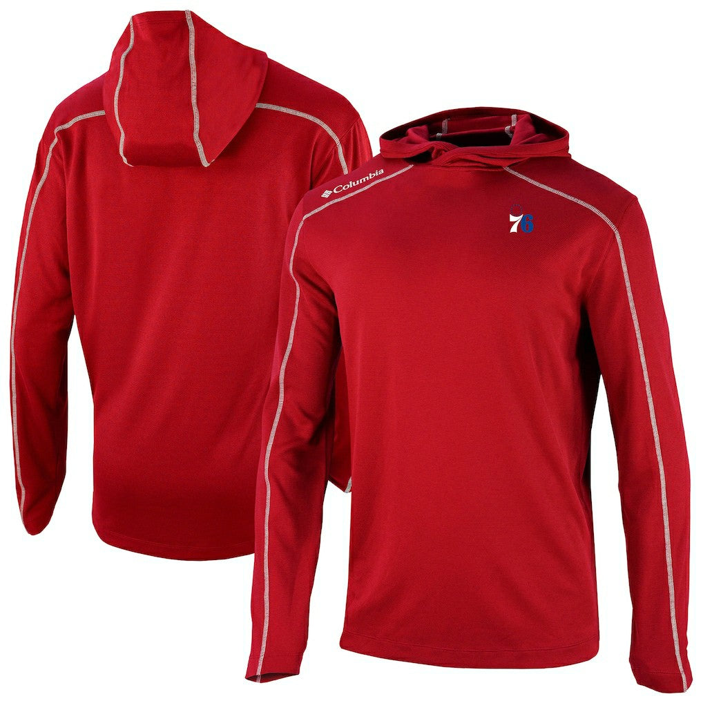 Red Philadelphia 76ers Omni-Wick Shotgun Pullover Hoodie | NBA
