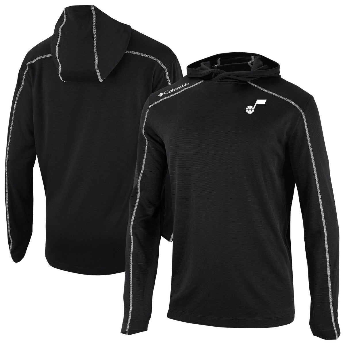 Black Utah Jazz Omni-Wick Shotgun Pullover Hoodie | NBA