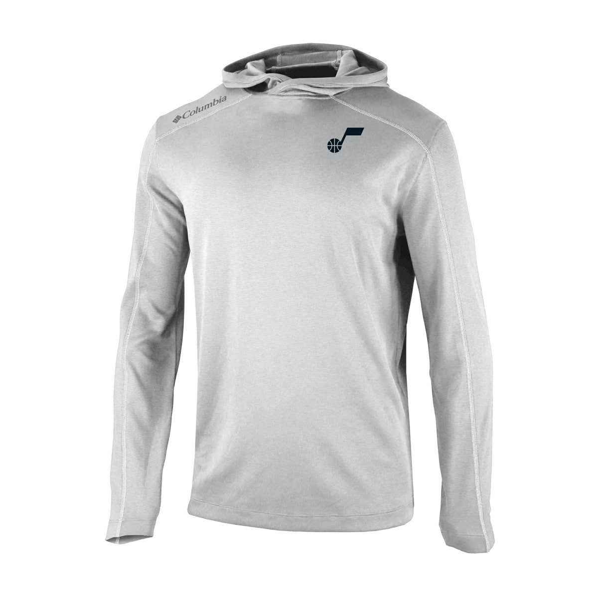 Gray Utah Jazz Omni-Wick Shotgun Pullover Hoodie | NBA