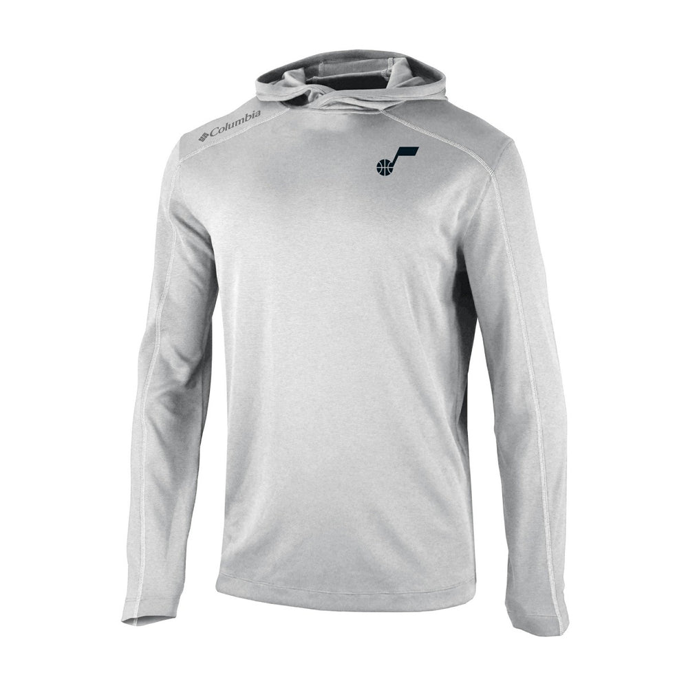 Gray Utah Jazz Omni-Wick Shotgun Pullover Hoodie | NBA