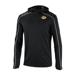 Black Los Angeles Lakers Omni-Wick Shotgun Pullover Hoodie | NBA