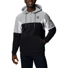 Black Utah Jazz Men's Lodge Quarter-Zip Hoodie | NBA