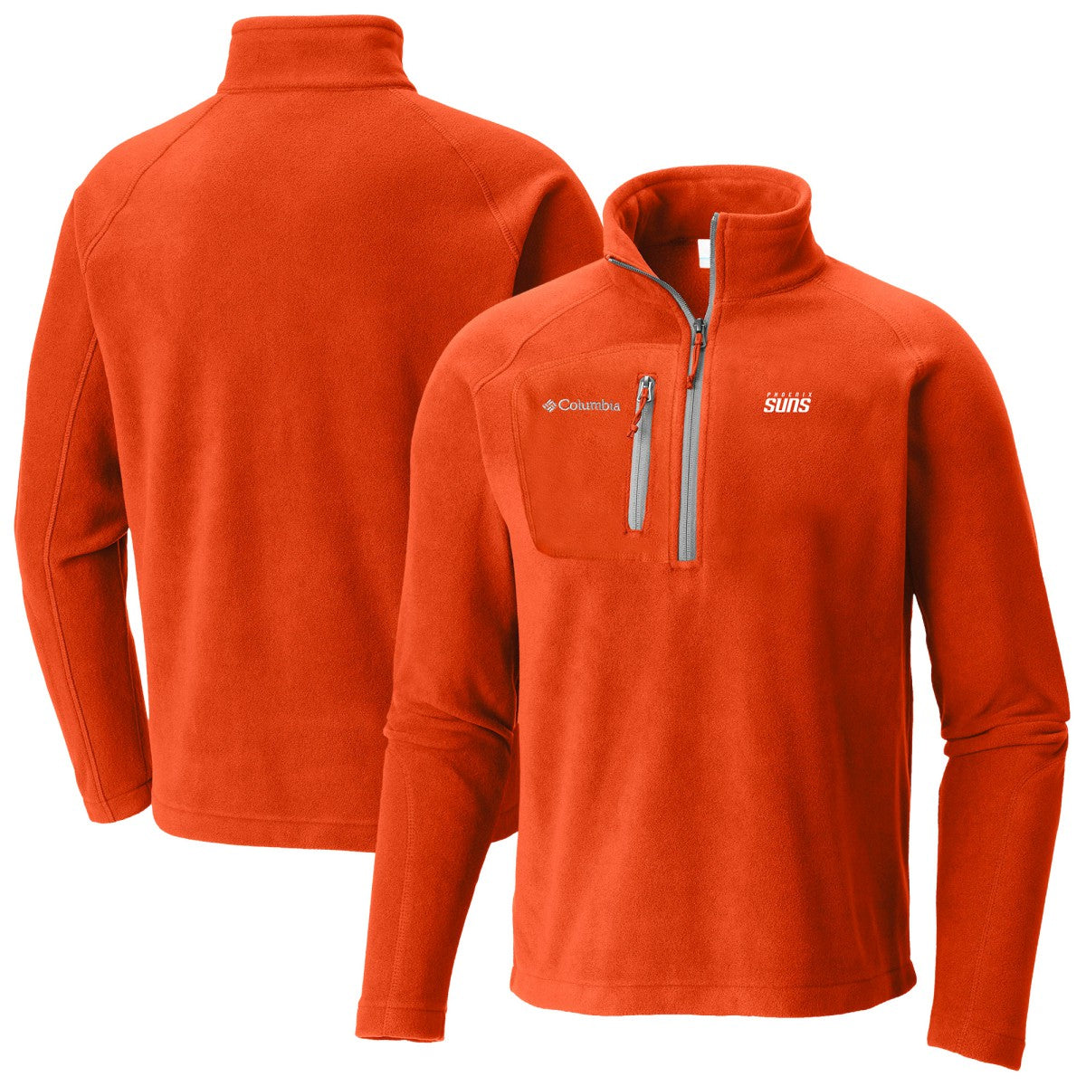 Orange Phoenix Suns Fast Trek III Half-Zip Fleece Pullover | NBA
