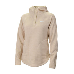 Cream Phoenix Suns Women's Sweater Weather Quarter-Snap Hoodie | NBA