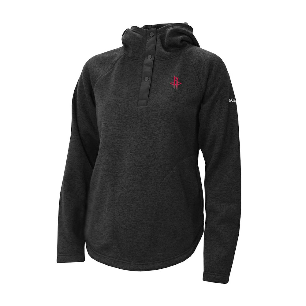 Black Houston Rockets Women's Sweater Weather Quarter-Snap Hoodie sale | NBA