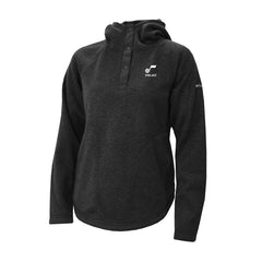 Black Utah Jazz Women's Sweater Weather Quarter-Snap Hoodie | NBA