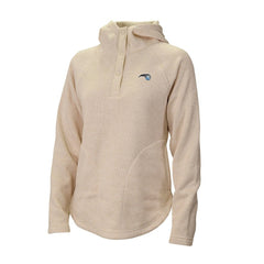 Cream Orlando Magic Women's Sweater Weather Quarter-Snap Hoodie | NBA