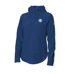 Blue Philadelphia 76ers Women's Sweater Weather Quarter-Snap Hoodie | NBA