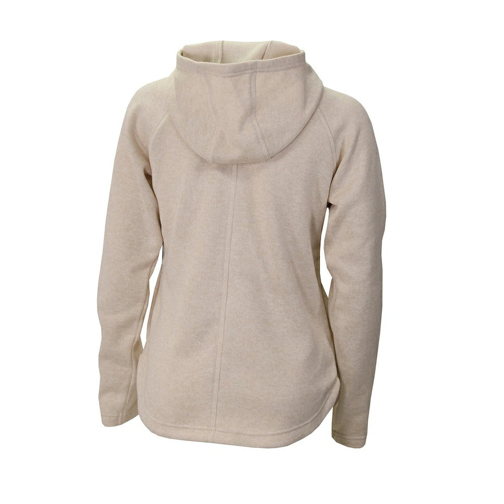 Cream Philadelphia 76ers Women's Sweater Weather Quarter-Snap Hoodie | NBA