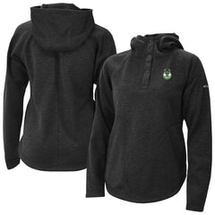Black Milwaukee Bucks Women's Sweater Weather Quarter-Snap Hoodie | NBA