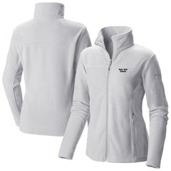 White New York Knicks Women's Give & Go II Fleece Full-Zip Jacket | NBA