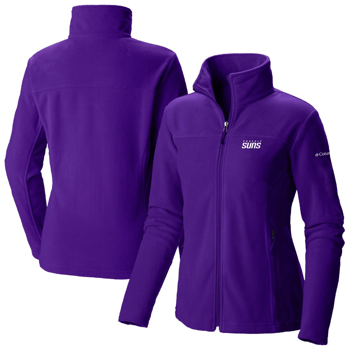 Purple Phoenix Suns Women's Give & Go II Fleece Full-Zip Jacket | NBA
