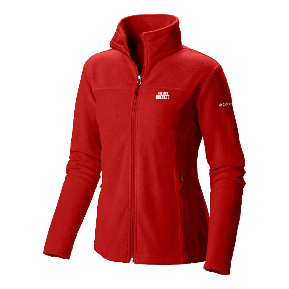 Red Houston Rockets Women's Give & Go II Fleece Full-Zip Jacket sale | NBA