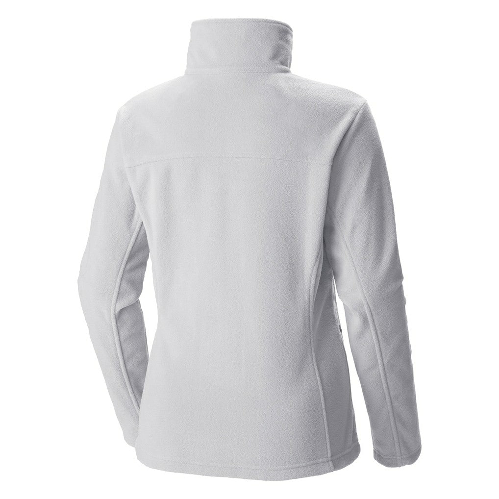 White LA Clippers Women's Give & Go II Fleece Full-Zip Jacket | NBA