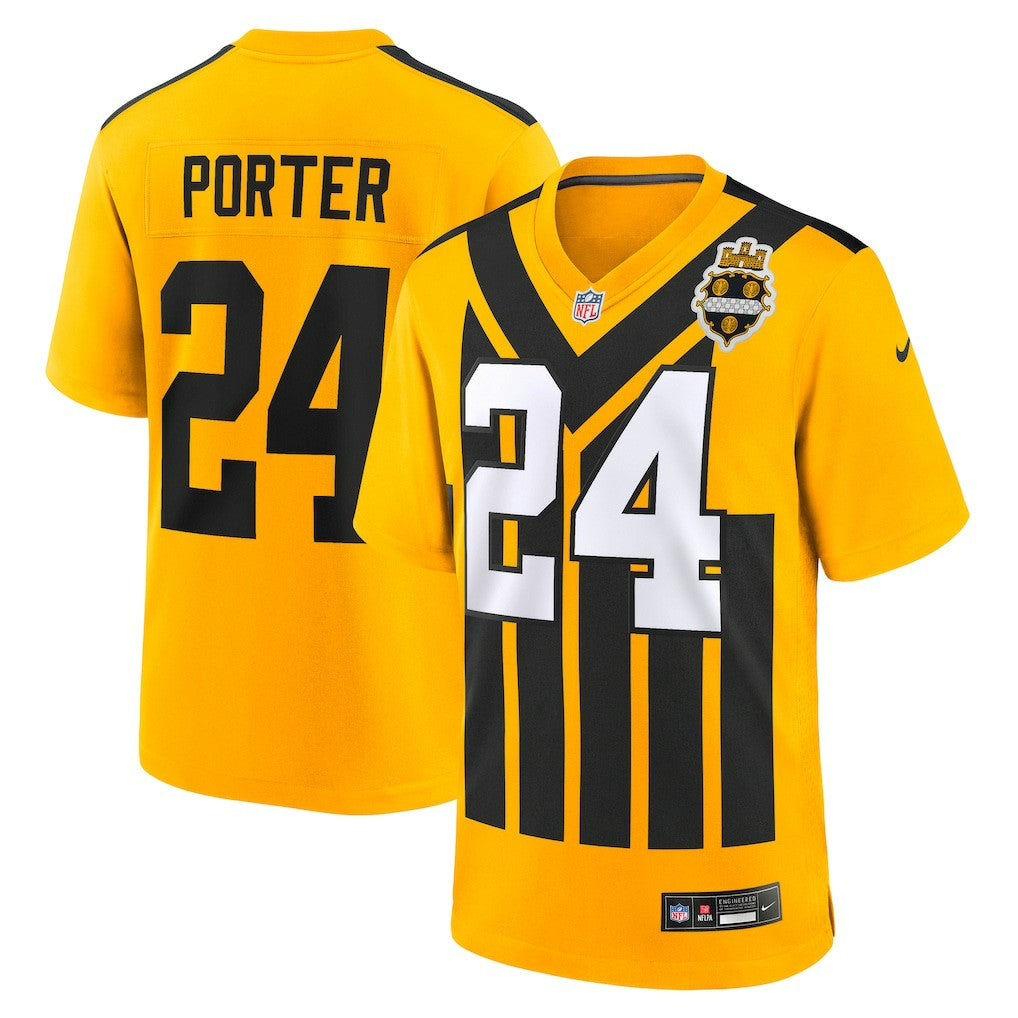 Pittsburgh Steelers Joey Porter Jr.  Alternate 1933 Throwback Game Jersey | NFL Sale