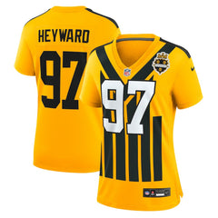 Pittsburgh Steelers Cameron Heyward  Women's Alternate 1933 Throwback Game Jersey | NFL Hot