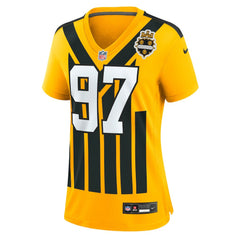 Pittsburgh Steelers Cameron Heyward  Women's Alternate 1933 Throwback Game Jersey | NFL Hot
