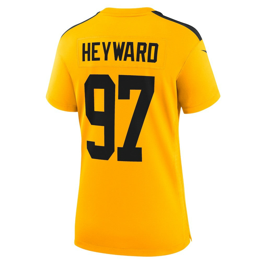 Pittsburgh Steelers Cameron Heyward  Women's Alternate 1933 Throwback Game Jersey | NFL Hot