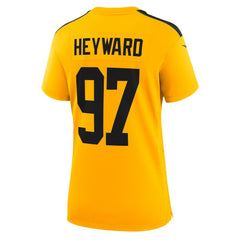 Pittsburgh Steelers Cameron Heyward  Women's Alternate 1933 Throwback Game Jersey | NFL Hot
