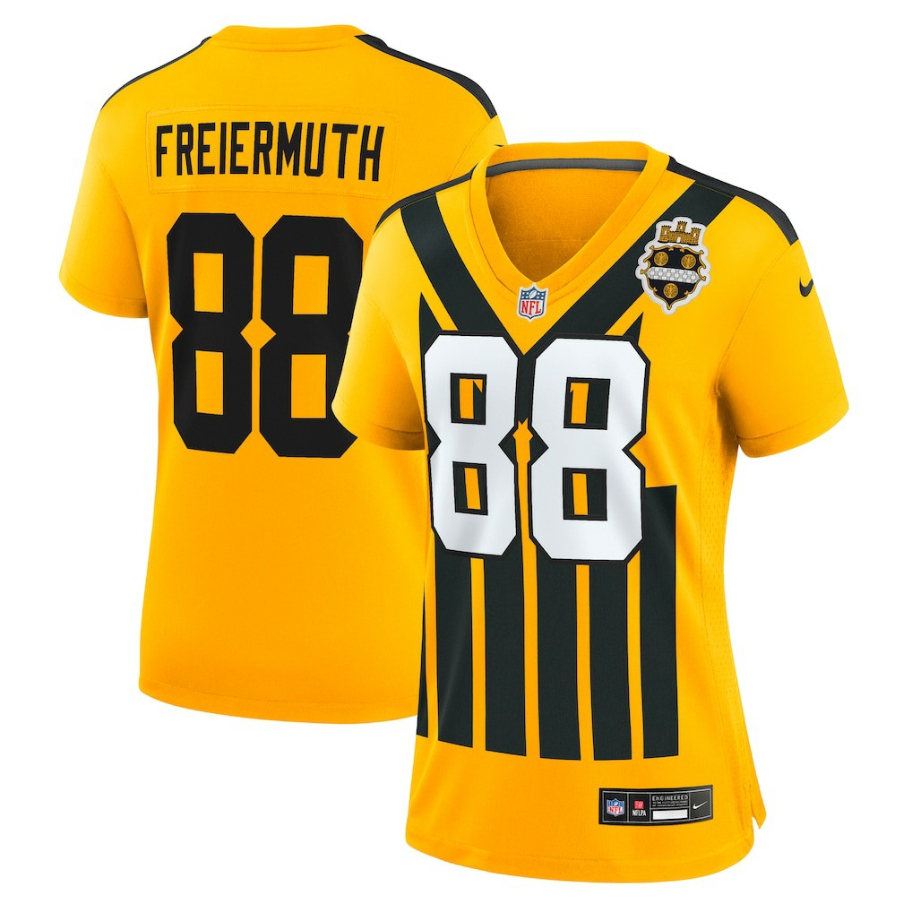 Pittsburgh Steelers Pat Freiermuth  Women's Alternate 1933 Throwback Game Jersey | NFL Hot