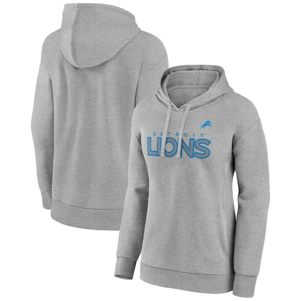 Detroit Lions Women's Check List Pullover Hoodie | NFL Outlet
