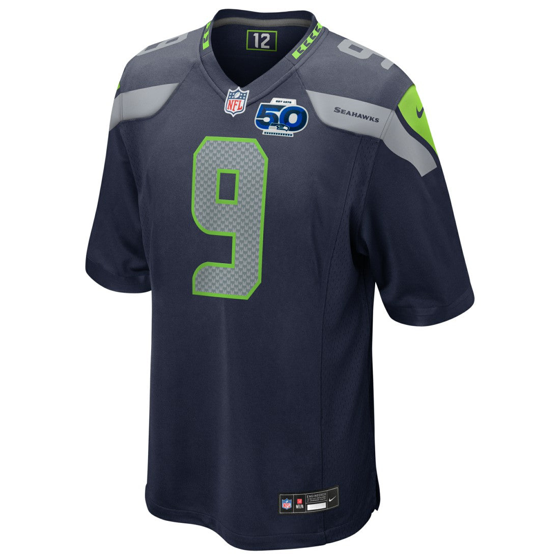 Seattle Seahawks Kenneth Walker III  50th Season Game Jersey | NFL On sale