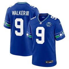 Seattle Seahawks Kenneth Walker III  Alternate 50th Season Game Jersey | NFL New