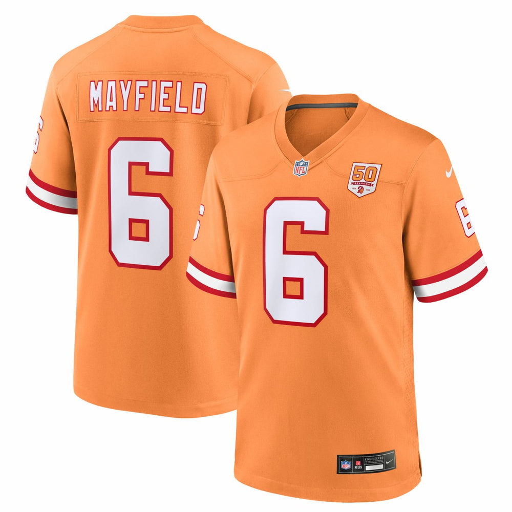 Tampa Bay Buccaneers Baker Mayfield  50th Season Game Jersey | NFL Near me