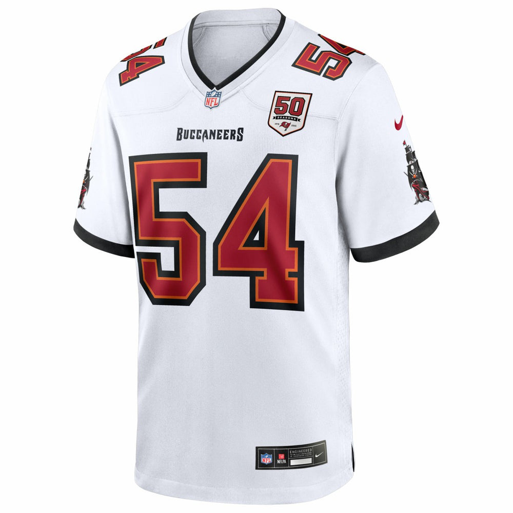 Tampa Bay Buccaneers Lavonte David  50th Season White Game Jersey | NFL Near me