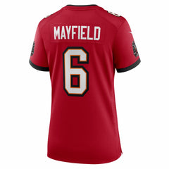 Tampa Bay Buccaneers Baker Mayfield  Women's 50th Season Team Game Jersey | NFL Discount