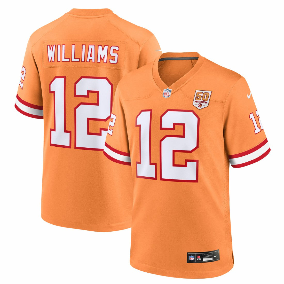 Tampa Bay Buccaneers Doug Williams  50th Season Game Jersey | NFL Discount