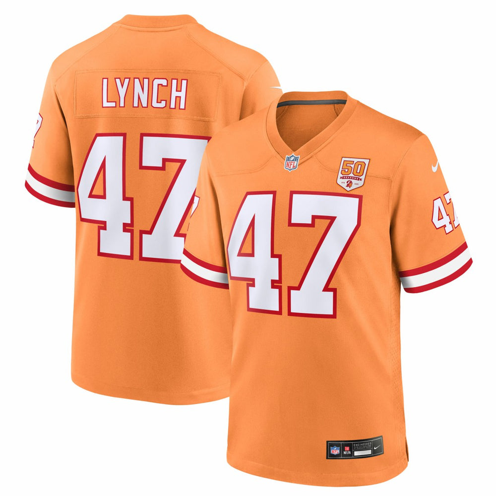 Tampa Bay Buccaneers John Lynch  50th Season Game Jersey | NFL Discount