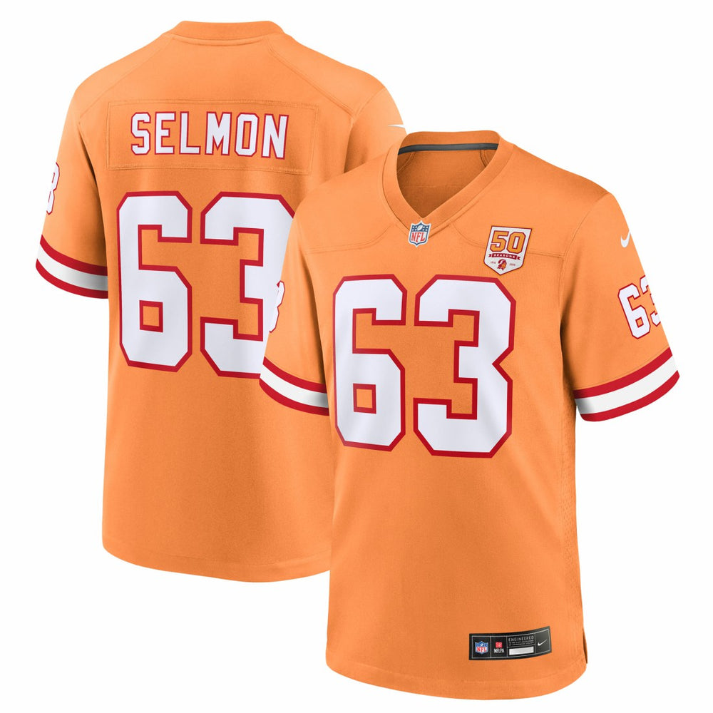 Tampa Bay Buccaneers Lee Roy Selmon  50th Season Game Jersey | NFL New