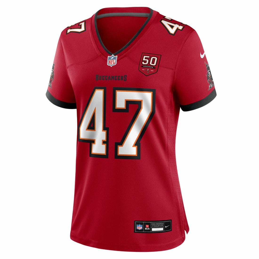 Tampa Bay Buccaneers John Lynch  Women's 50th Anniversary Team Game Jersey | NFL On sale