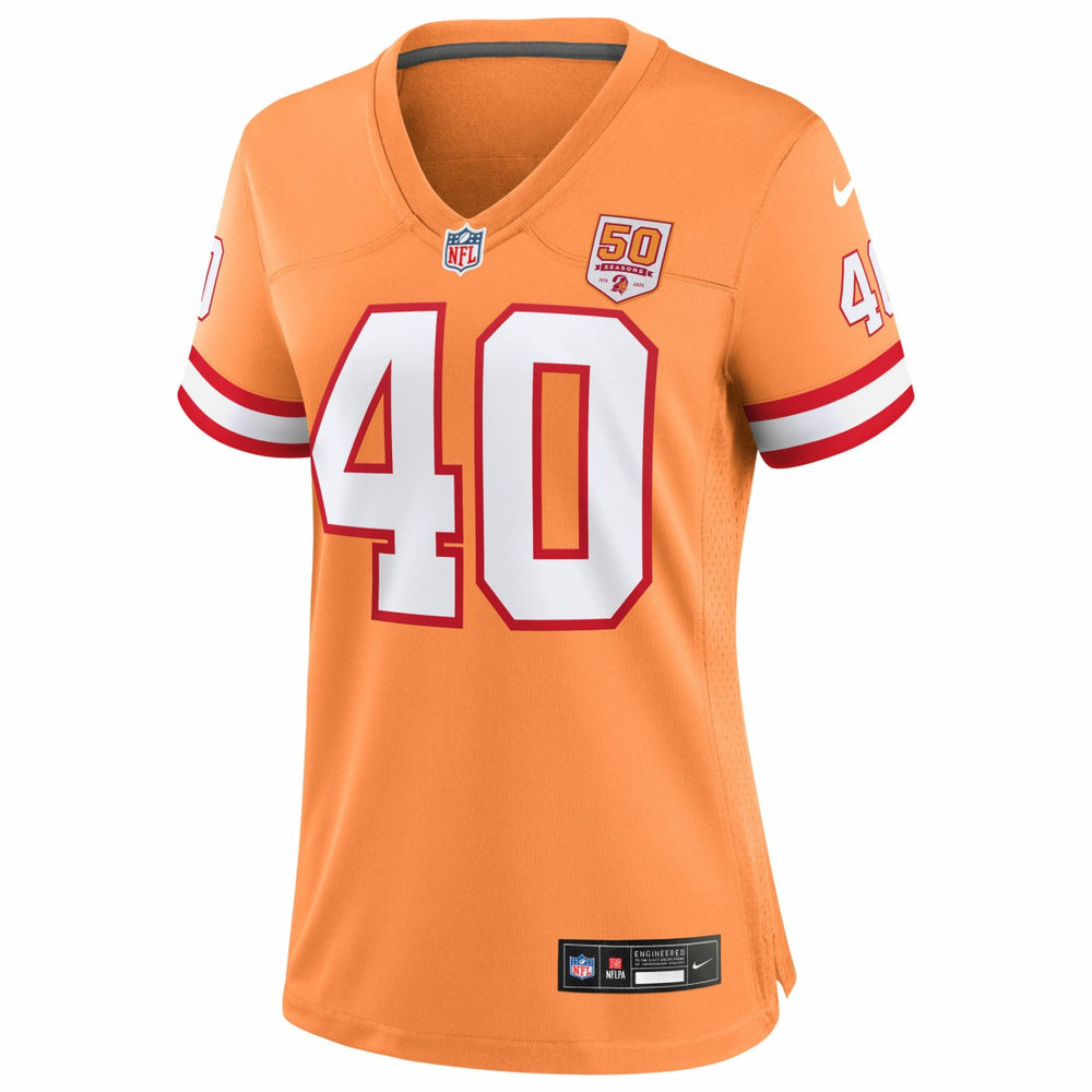 Tampa Bay Buccaneers Mike Alstott  Women's 50th Season Game Jersey | NFL New