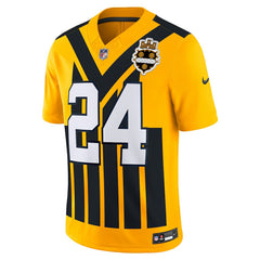 Pittsburgh Steelers Joey Porter Jr.  Alternate 1933 Throwback Vapor F.U.S.E. Limited Jersey | NFL Outlet