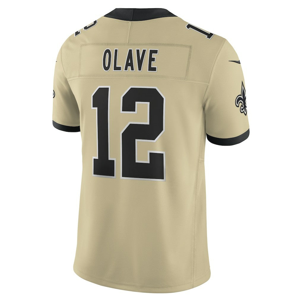New Orleans Saints Chris Olave  Gameday Golds Alternate Vapor F.U.S.E. Limited Jersey | NFL On sale