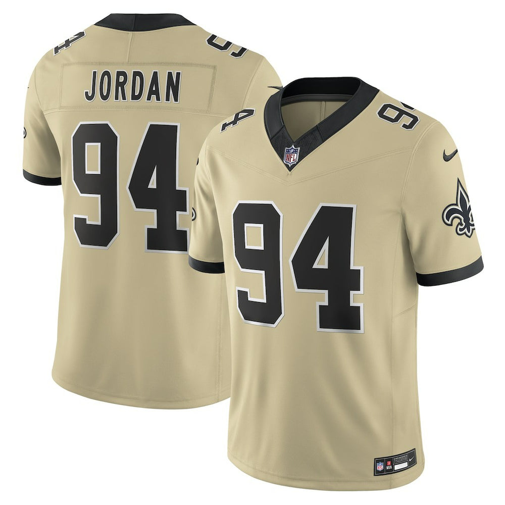 New Orleans Saints Cameron Jordan  Gameday Golds Alternate Vapor F.U.S.E. Limited Jersey | NFL Hot