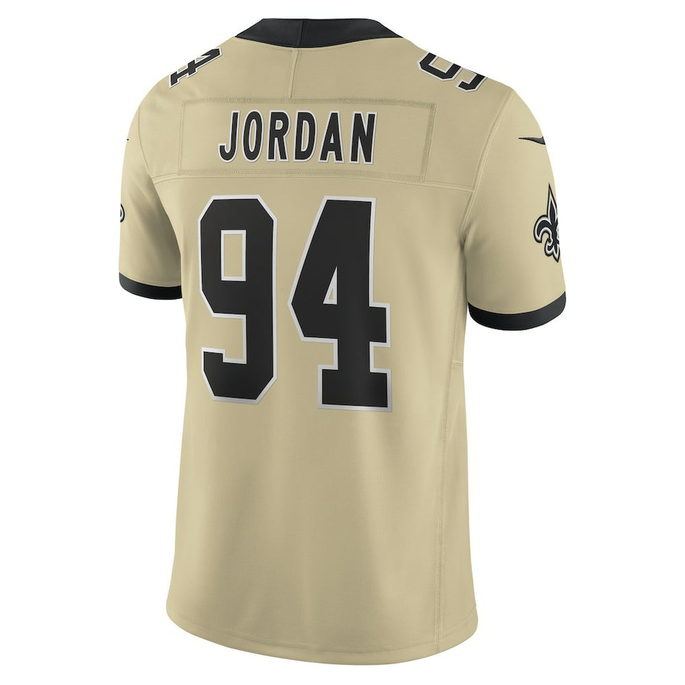 New Orleans Saints Cameron Jordan  Gameday Golds Alternate Vapor F.U.S.E. Limited Jersey | NFL Hot