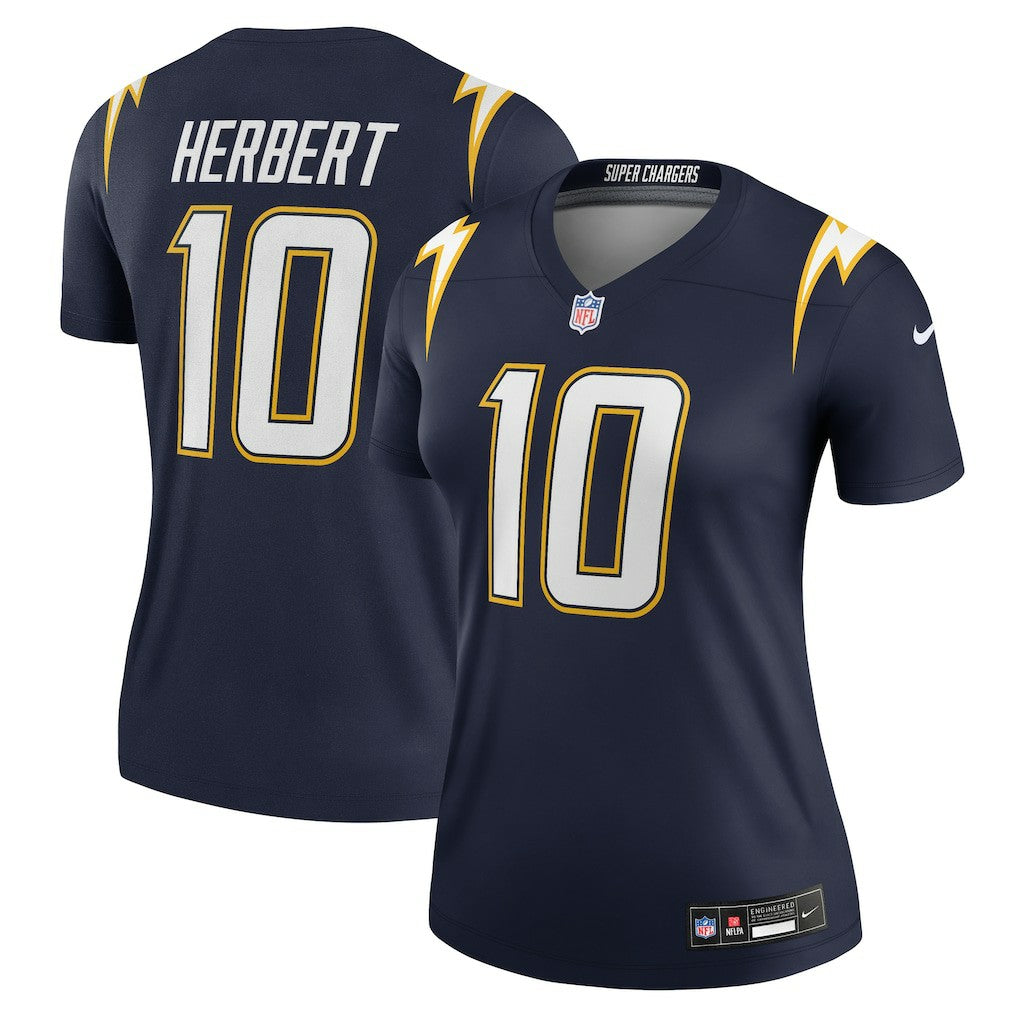 Los Angeles Chargers Justin Herbert  Women's Alternate Super Chargers Legend Player Performance Top | NFL Outlet